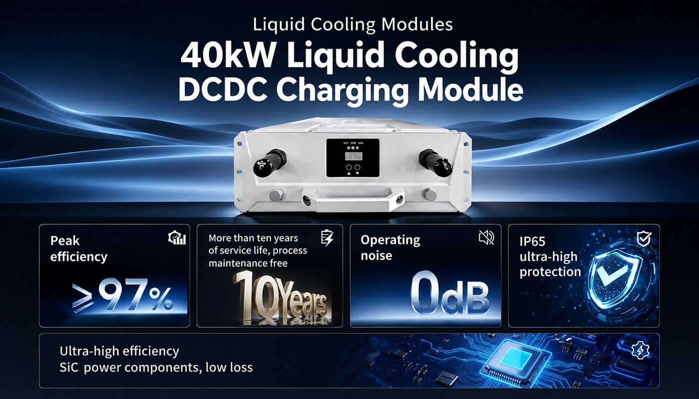 Tonhe Technology 40kW liquid cooling DCDC charging module